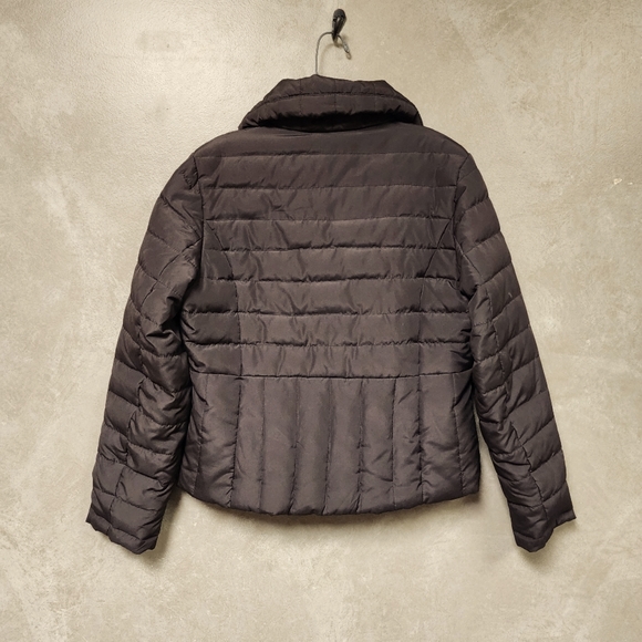 Kenneth Cole Reaction Brown Puffer Down Short Jacket Size Medium - Picture 4 of 7